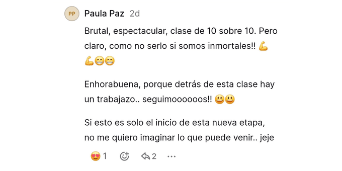 Opinión de usuario sobre MoodCycling