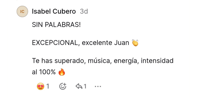 Opinión de usuario sobre MoodCycling