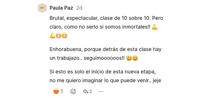 Opinión de usuario sobre MoodCycling