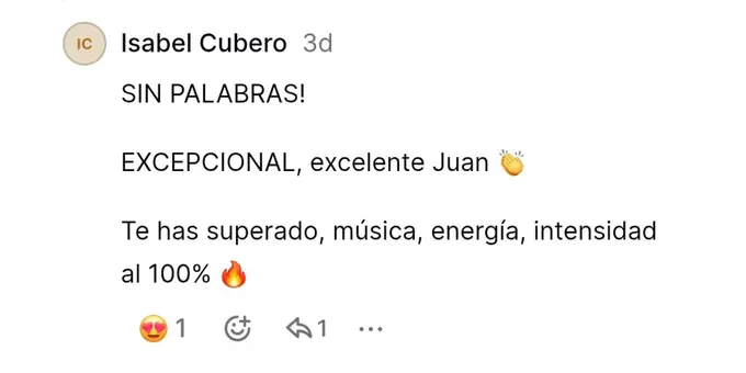 Opinión de usuario sobre MoodCycling