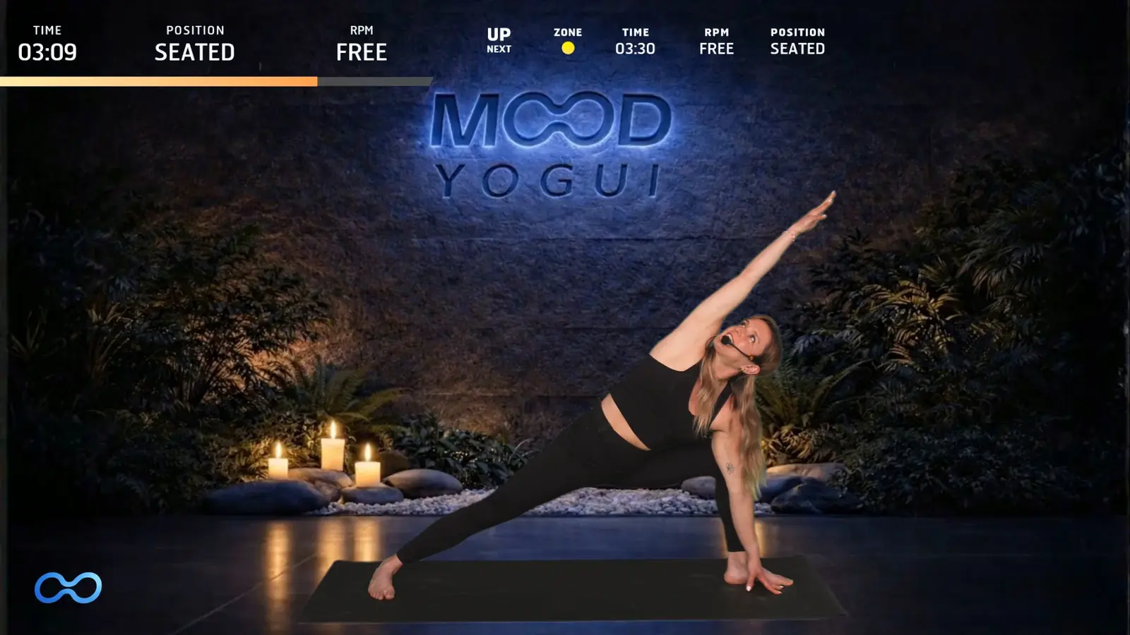 Clase de yoga online de MoodCycling